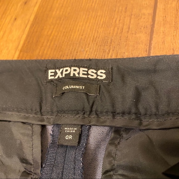 EXPRESS Mid rise Barely Boot Columnist 0R Navy - Picture 5 of 6